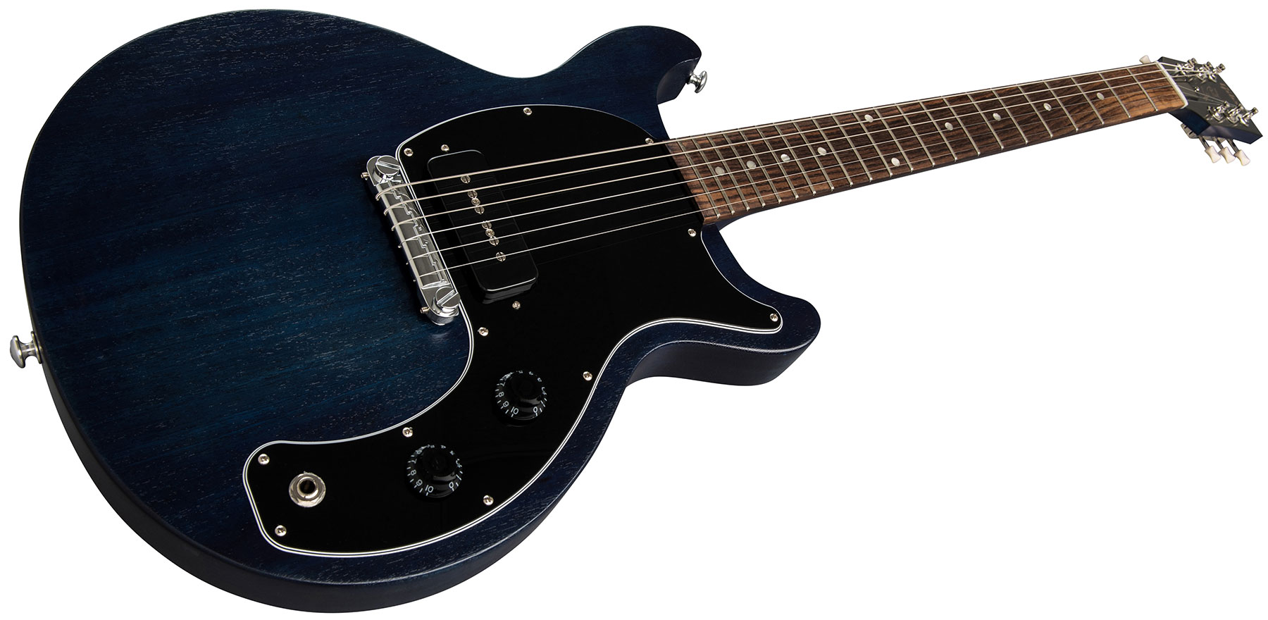Gibson Les Paul Junior Tribute 2019 P90 Ht Rw - Blue Stain - Guitare Électrique Single Cut - Variation 1