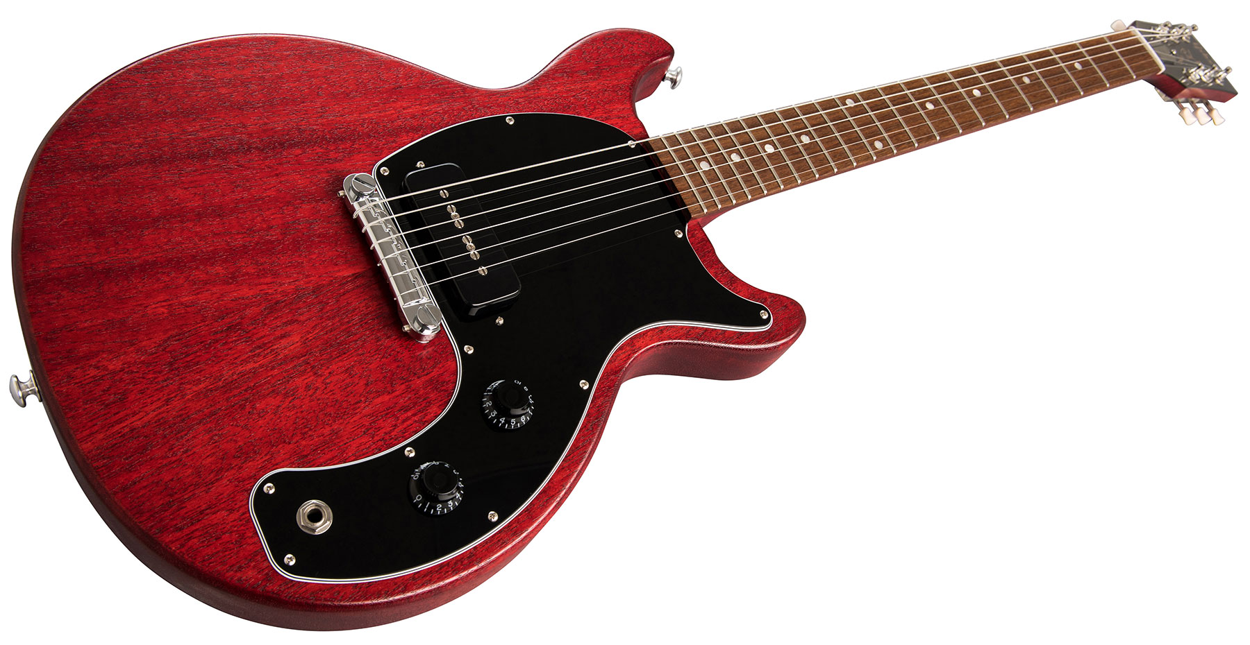 Gibson Les Paul Junior Tribute 2019 P90 Ht Rw - Worn Cherry - Guitare Électrique Single Cut - Variation 1