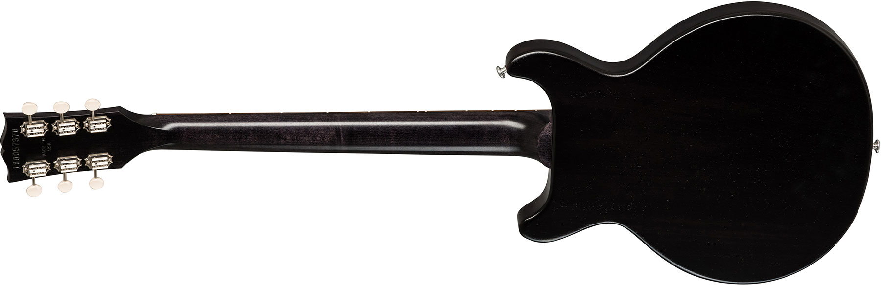 Gibson Les Paul Junior Dc Tribute 2019 P90 Ht Rw - Worn Ebony - Guitare Électrique Single Cut - Variation 2