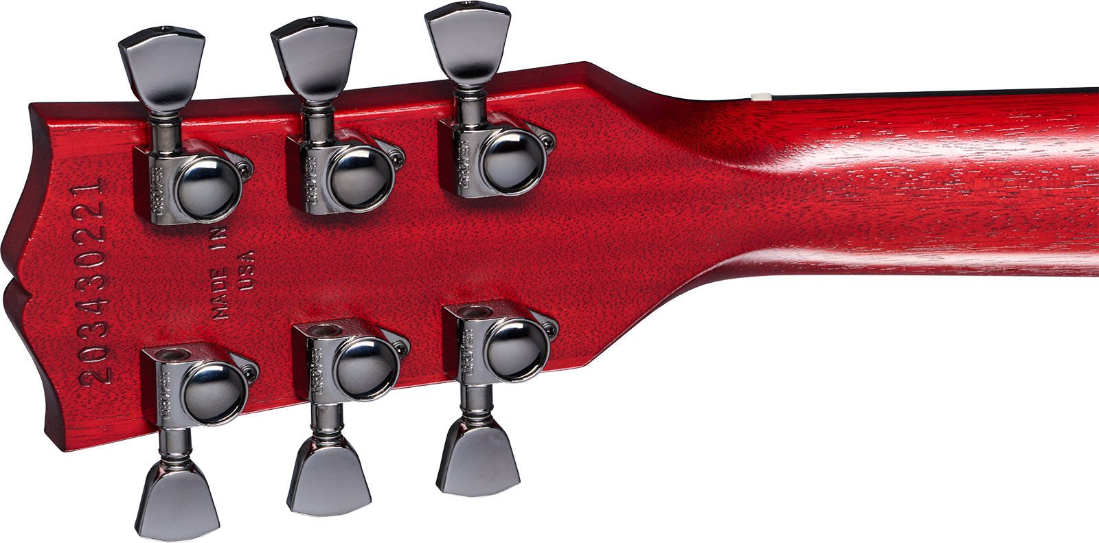 Gibson Les Paul Modern Studio Usa 2h Ht Eb - Wine Red Satin - Guitare Électrique Single Cut - Variation 4