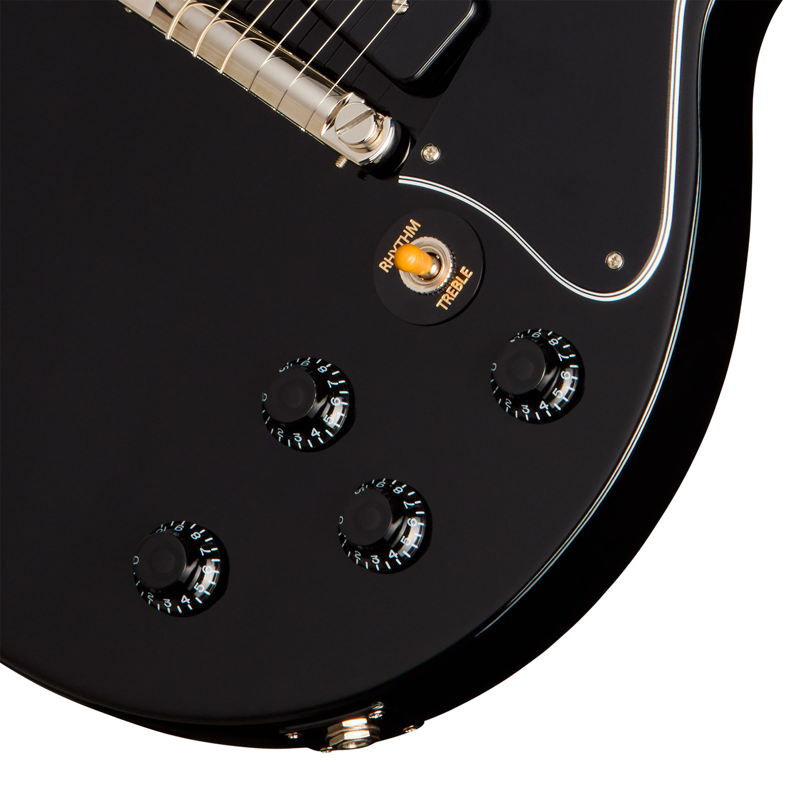 Gibson Les Paul Special Dc Usa 2s P90 Ht Rw - Ebony - Guitare Électrique Double Cut - Variation 3
