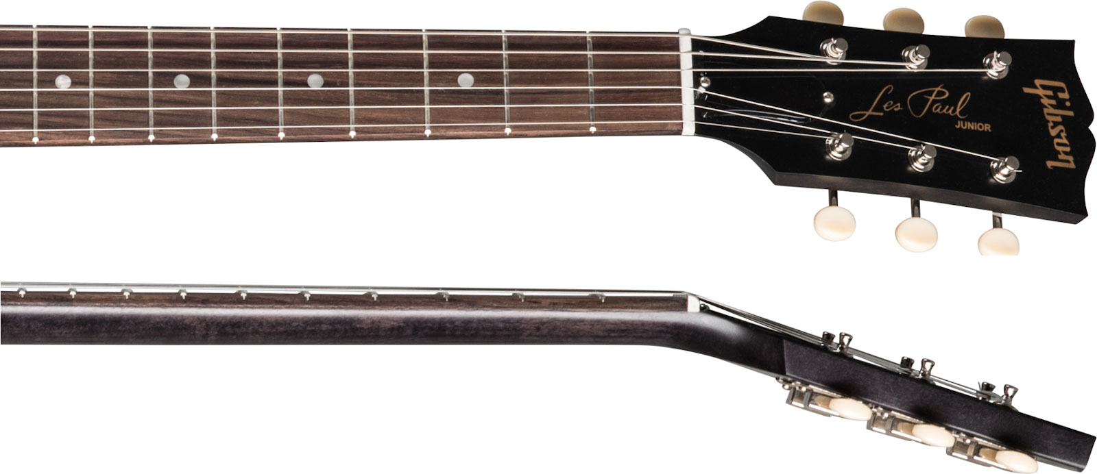 Gibson Les Paul Special Tribute Dc Modern P90 - Worn Ebony - Guitare Électrique Double Cut - Variation 3