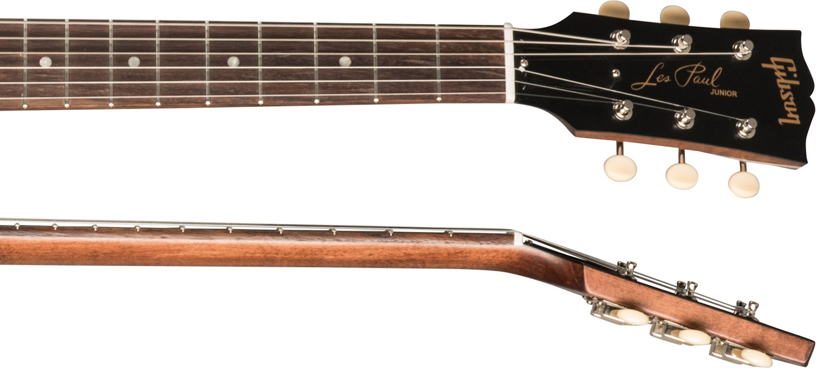 Gibson Les Paul Junior Tribute Dc Modern P90 - Worn Brown - Guitare Électrique Double Cut - Variation 3