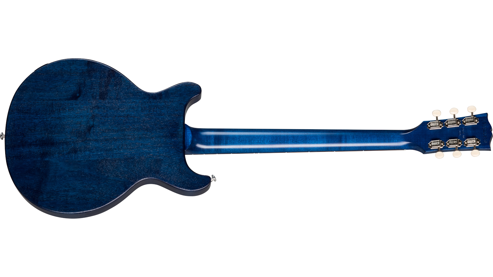 Gibson Les Paul Junior Tribute Dc Modern P90 - Blue Stain - Guitare Électrique Double Cut - Variation 1