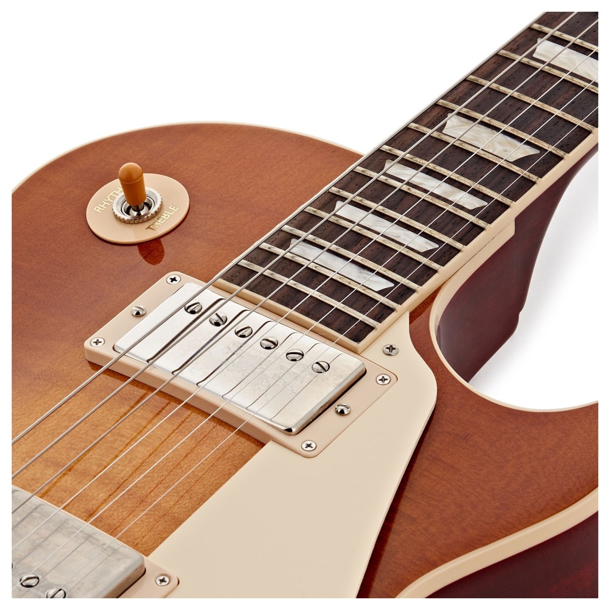 Gibson Les Paul Standard 50s Figured Top Original Usa 2h Ht Rw - Dirty Lemon Burst - Guitare Électrique Single Cut - Variation 4