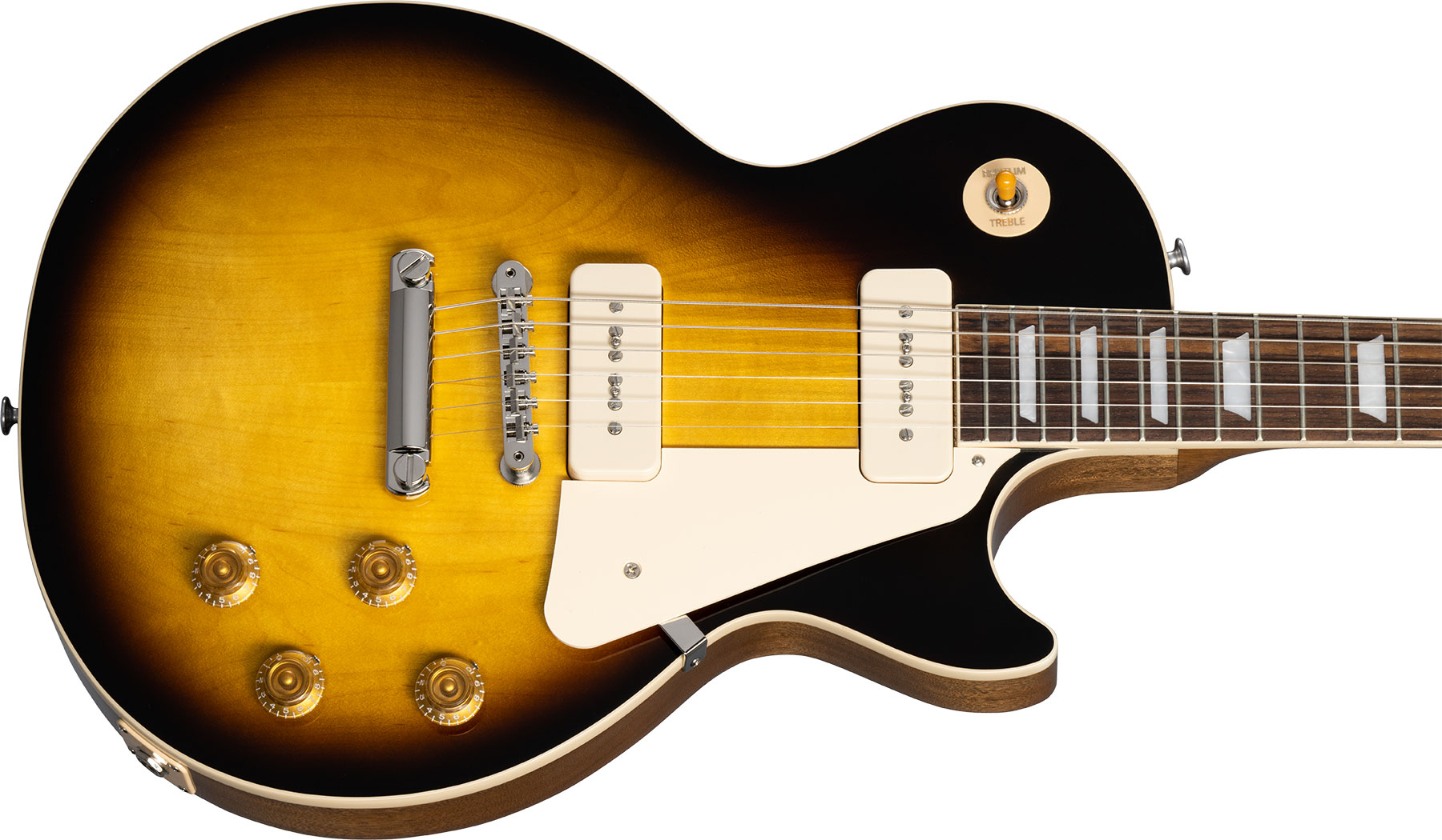 Gibson Les Paul Standard 50s P90 Original 2p90 Ht Rw - Tobacco Burst - Guitare Électrique Single Cut - Variation 3