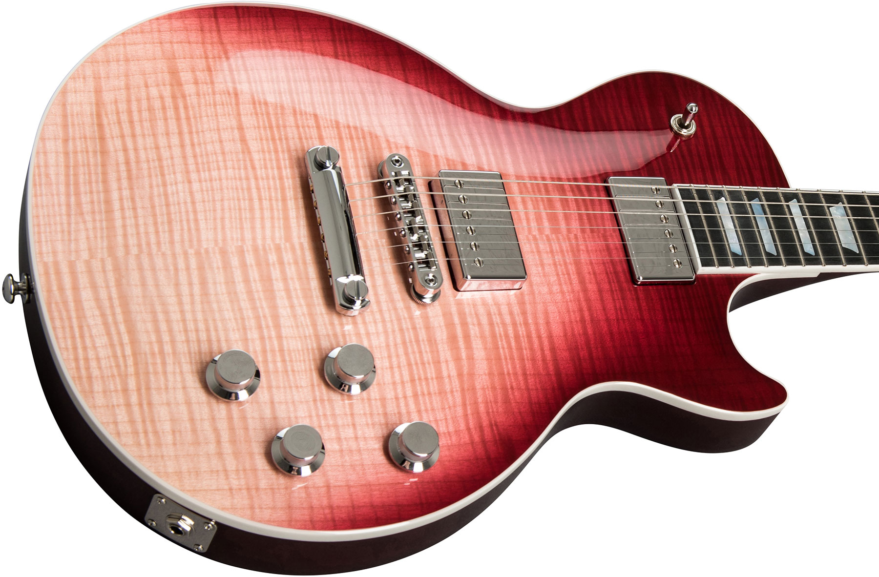 Gibson Les Paul Standard Hp-ii 2018 2h Ht Ric - Hot Pink Fade - Guitare Électrique Single Cut - Variation 3