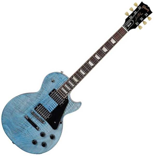Gibson Modern Les Paul Studio Figured Top - ocean blue Single cut
