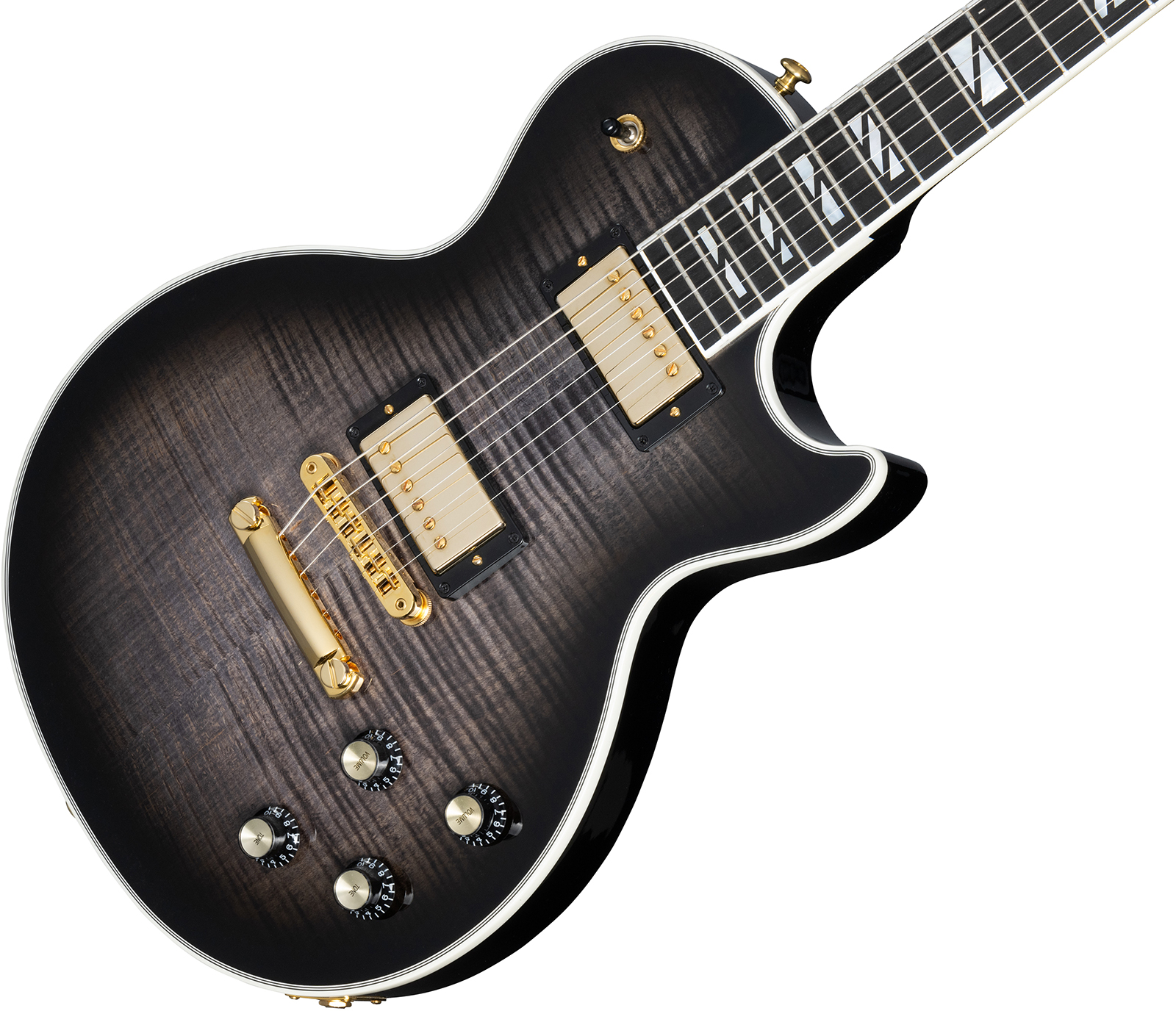 Gibson Les Paul Supreme 2023 2h Ht Eb - Transparent Ebony Burst - Guitare Électrique Single Cut - Variation 3