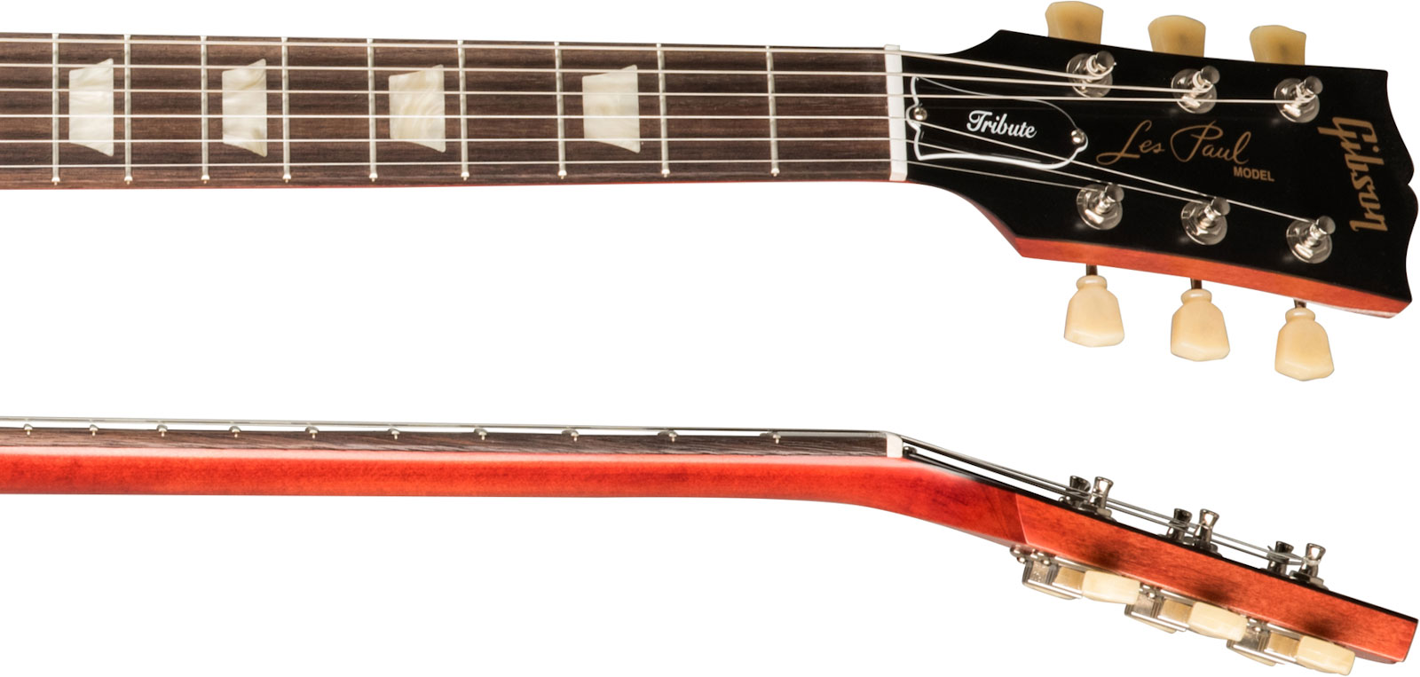 Gibson Les Paul Tribute Modern 2h Ht Rw - Satin Iced Tea - Guitare Électrique Single Cut - Variation 3