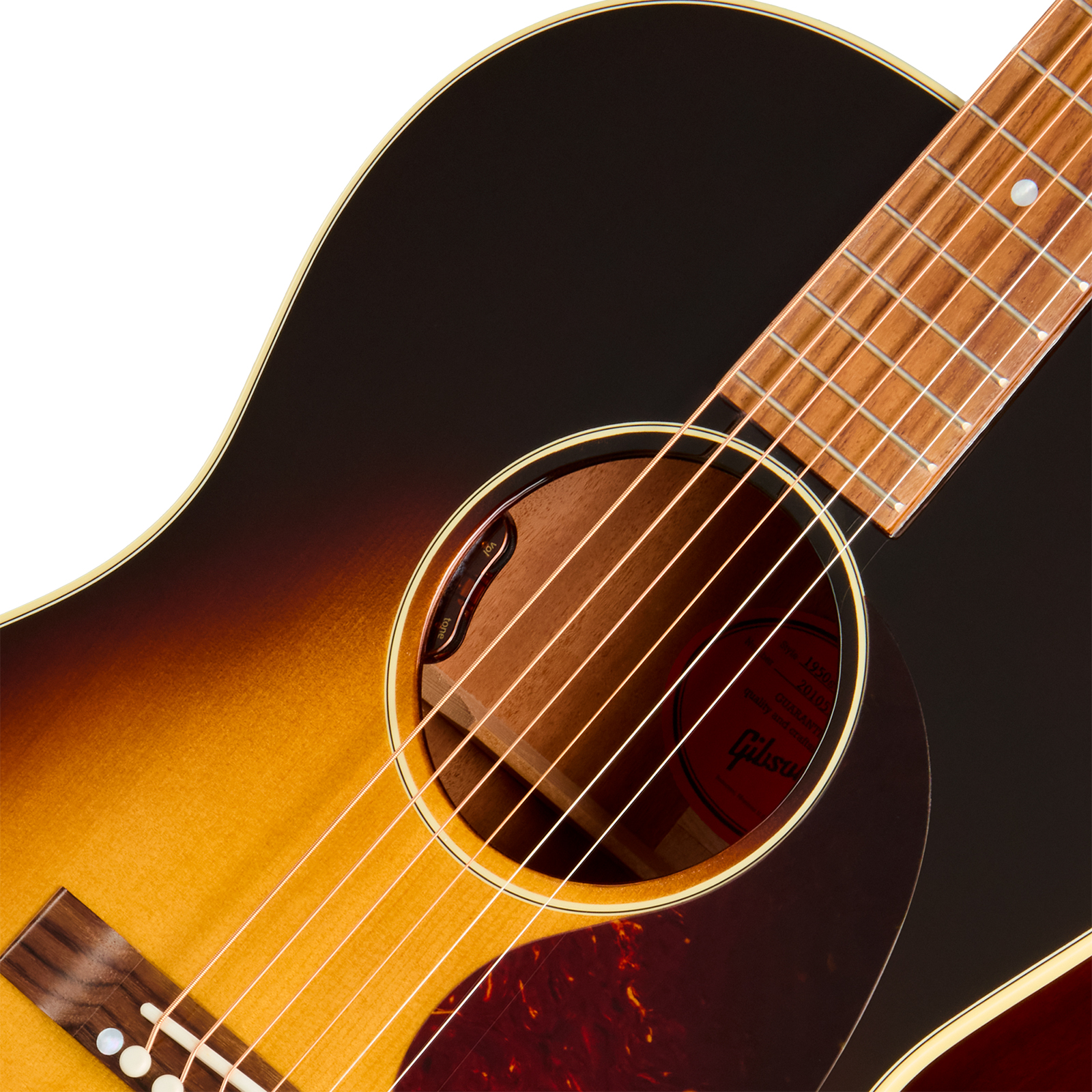 Gibson Lg2 50s Original Concert Epicea Acajou Rw - Vintage Sunburst - Guitare Folk - Variation 2