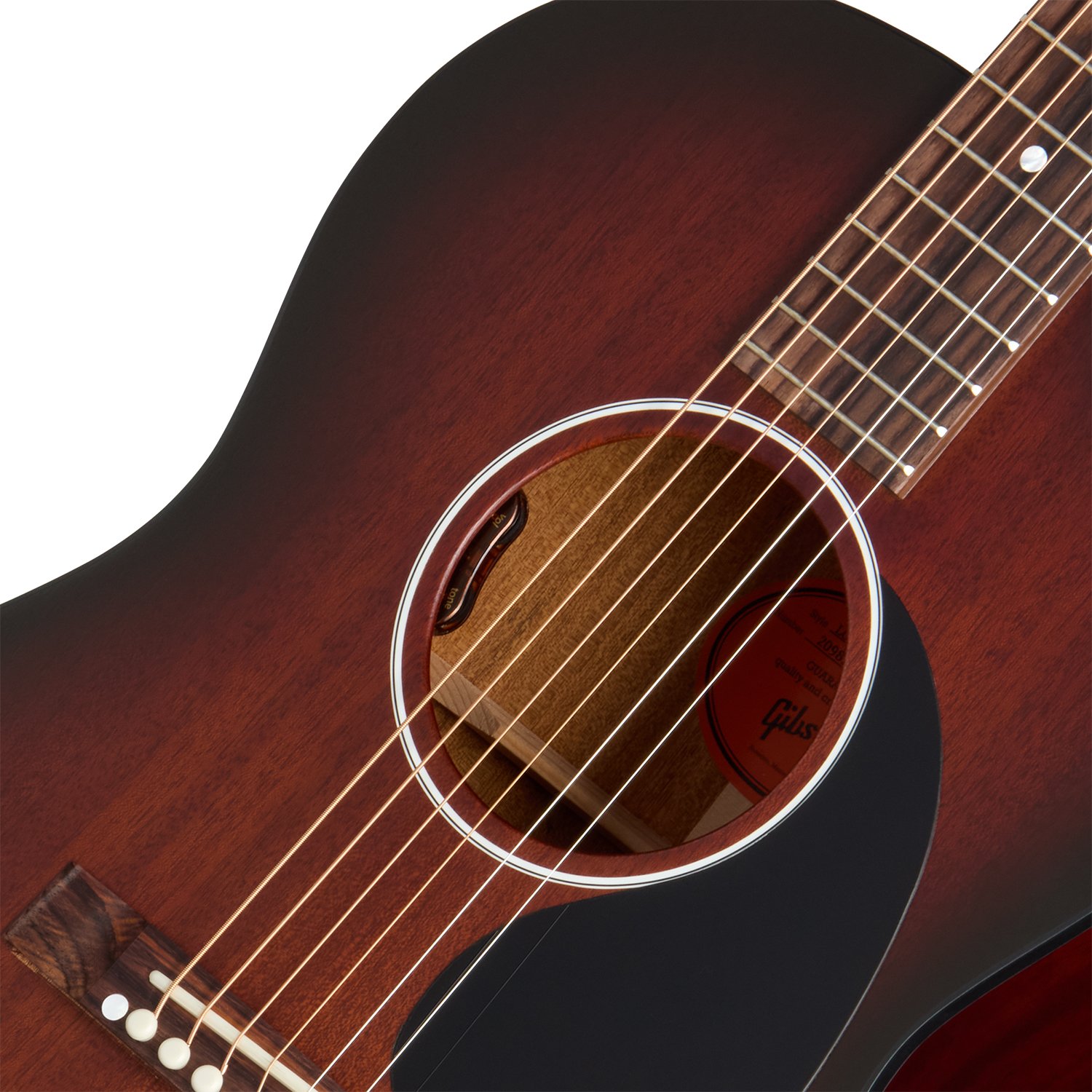 Gibson Lg2 All Mahogany Faded Tout Acajou Rw - Vintage Sunburst - Guitare Folk - Variation 2