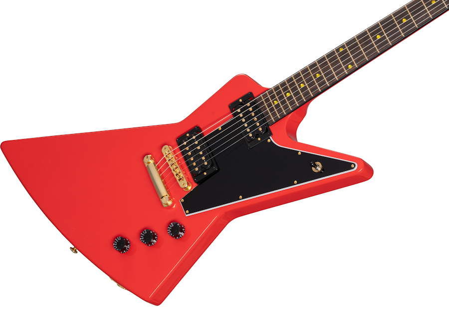 Gibson Lzzy Hale Explorerbird Signature 2h Ht Rw - Cardinal Red - Guitare Électrique MÉtal - Variation 3