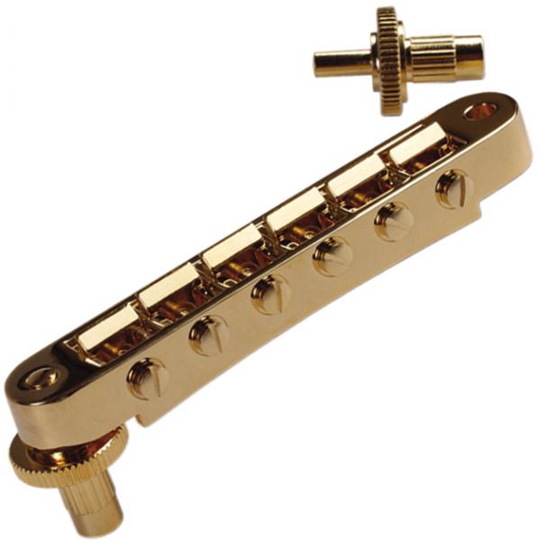 Gibson Nashville Tune-O-Matic Bridge - Gold Bridge