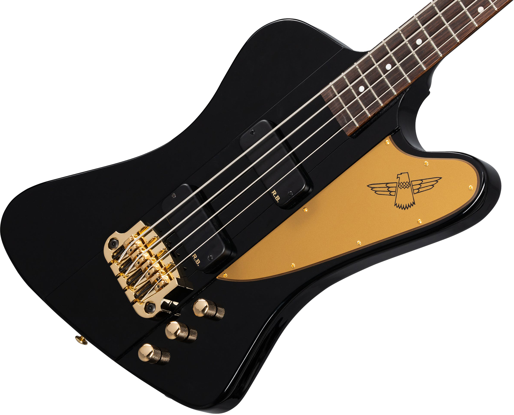 Gibson Rex Brown Thunderbird Signature Active Rw - Ebony - Basse Électrique Solid Body - Variation 3