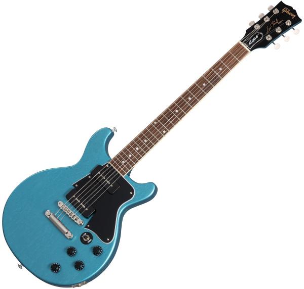 Guitare électrique solid body Gibson Rick Beato Les Paul Special Double Cut - tv blue mist