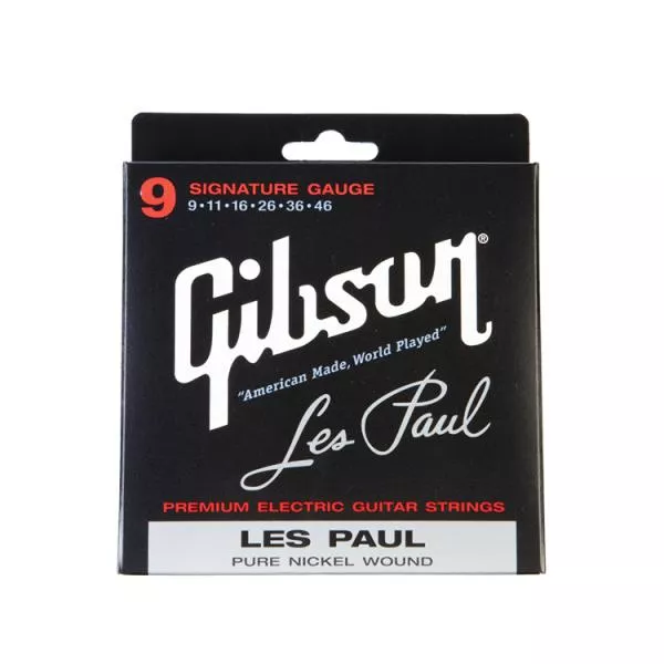 Cordes guitare électrique Gibson SEG-LP9 - jeu de 6 cordes