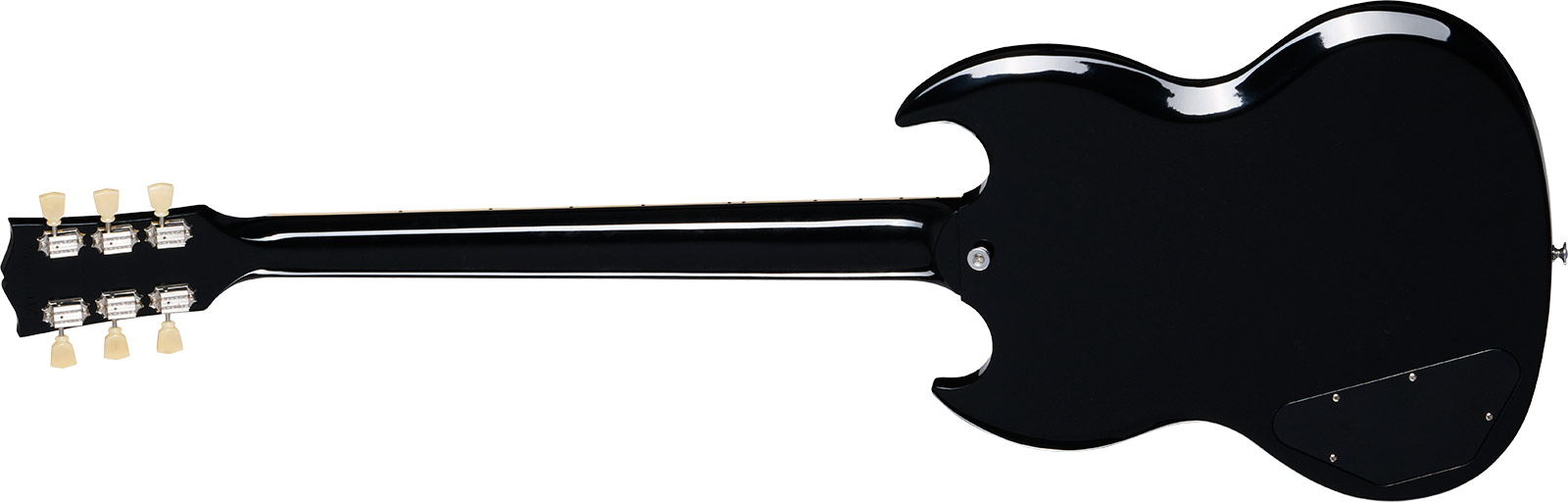 Gibson Sg Standard 1961 Custom Color 2h Ht Rw - Cardinal Red Burst - Guitare Électrique Double Cut - Variation 1