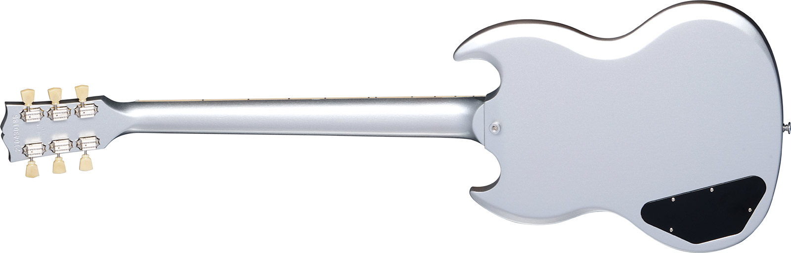 Gibson Sg Standard 1961 Custom Color 2h Ht Rw - Silver Mist - Guitare Électrique Double Cut - Variation 1