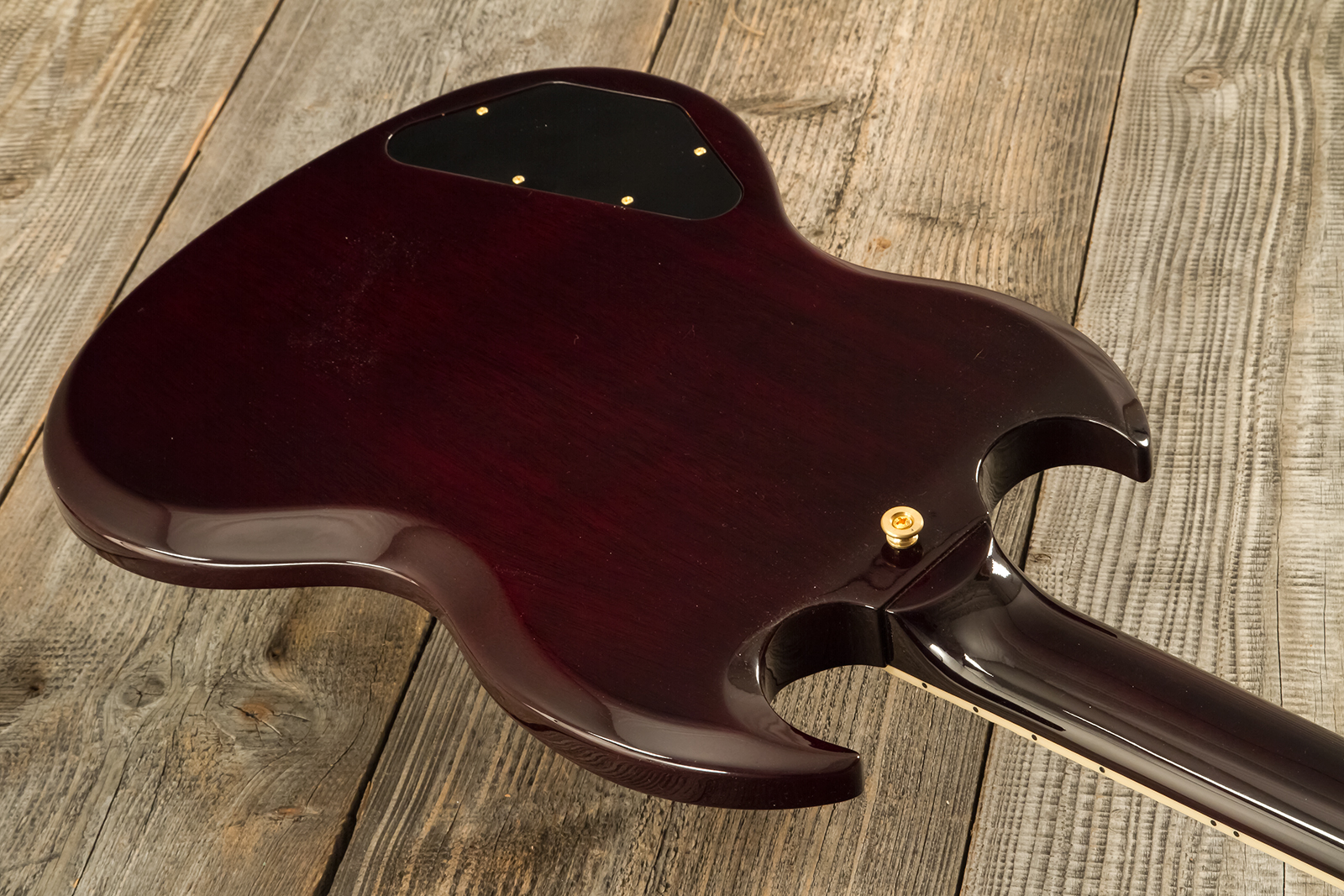 Gibson Sg Standard 1961 Gh Original 2h Ht Rw - Aged Cherry - Guitare Électrique Double Cut - Variation 7