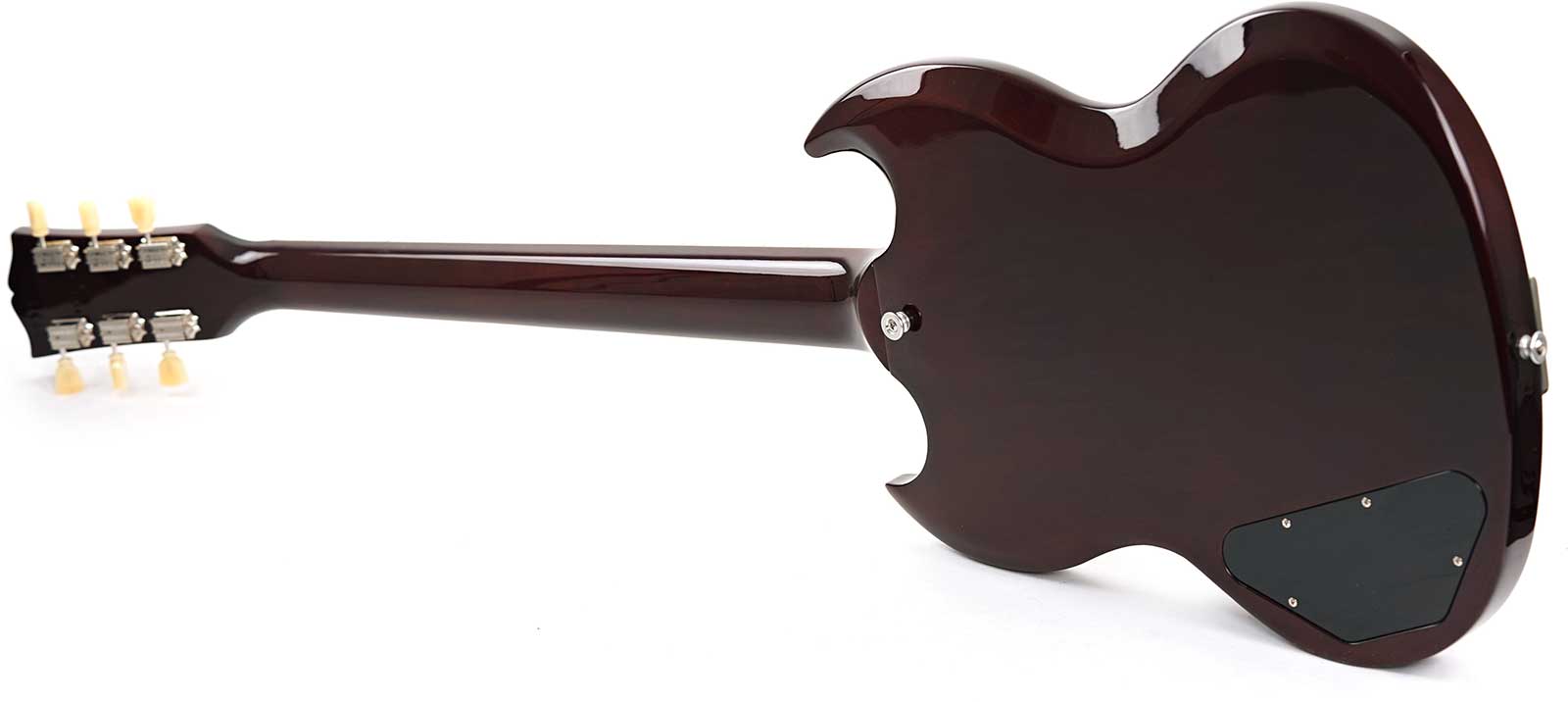 Gibson Sg Standard 1961 Maestro Vibrola T-type 2h Trem Rw - Aged Cherry - Guitare Électrique Double Cut - Variation 3