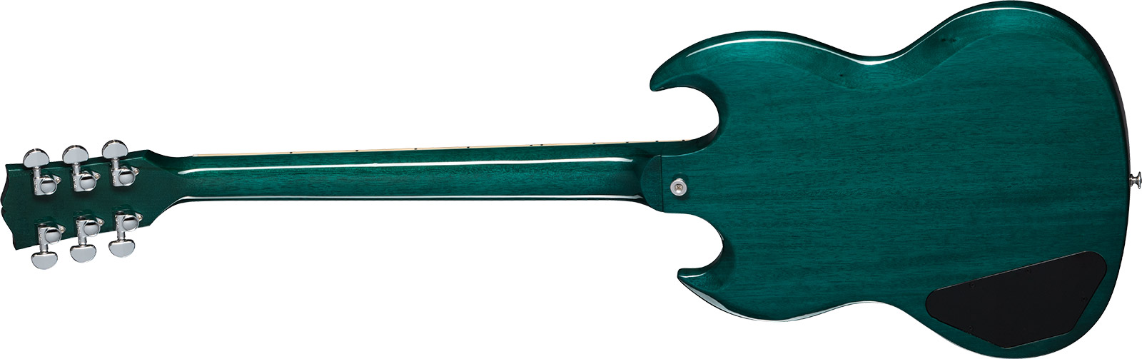 Gibson Sg Standard Custom Color 2h Ht Rw - Translucent Teal - Guitare Électrique Double Cut - Variation 1