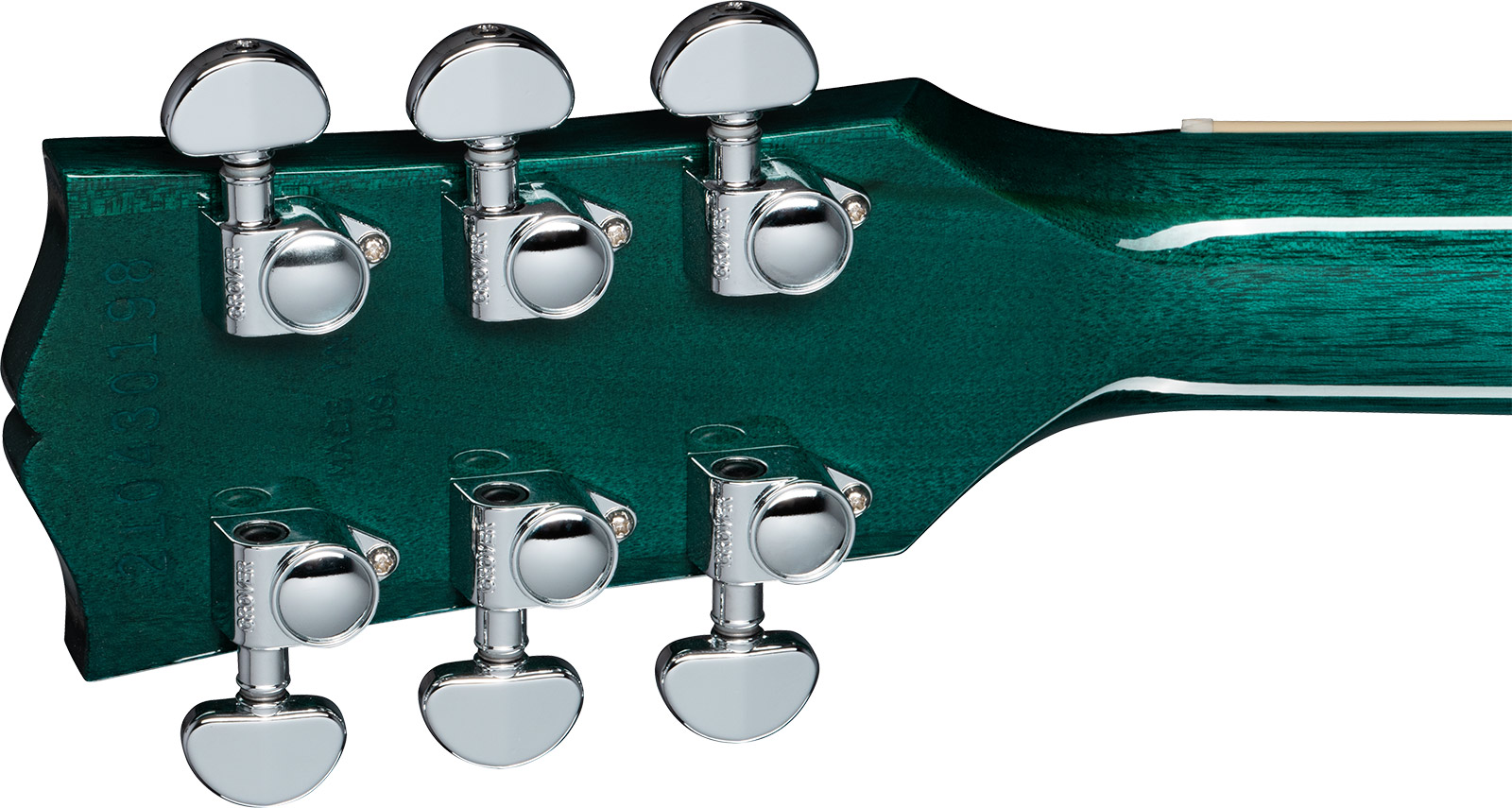 Gibson Sg Standard Custom Color 2h Ht Rw - Translucent Teal - Guitare Électrique Double Cut - Variation 4