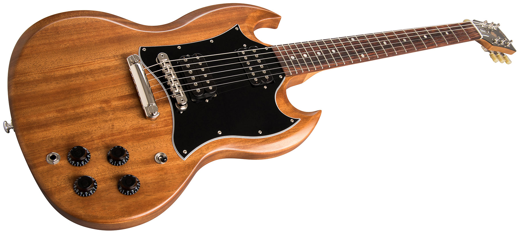 Gibson Sg Standard Tribute - Natural Walnut - Guitare Électrique Double Cut - Variation 3