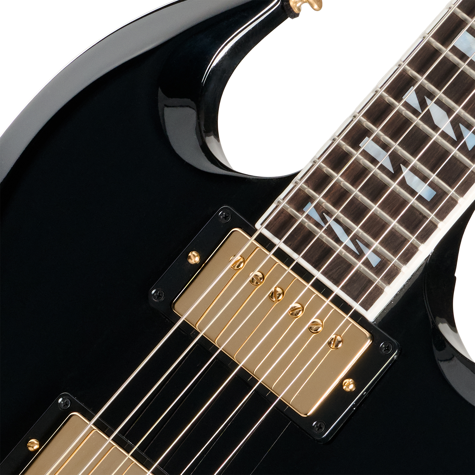 Gibson Sg Supreme Modern 2h Ht Eb - Ebony - Guitare Électrique Double Cut - Variation 2
