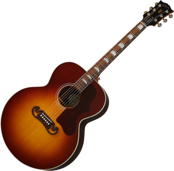 Guitare electro acoustique Gibson SJ-200 Studio Rosewood - burst