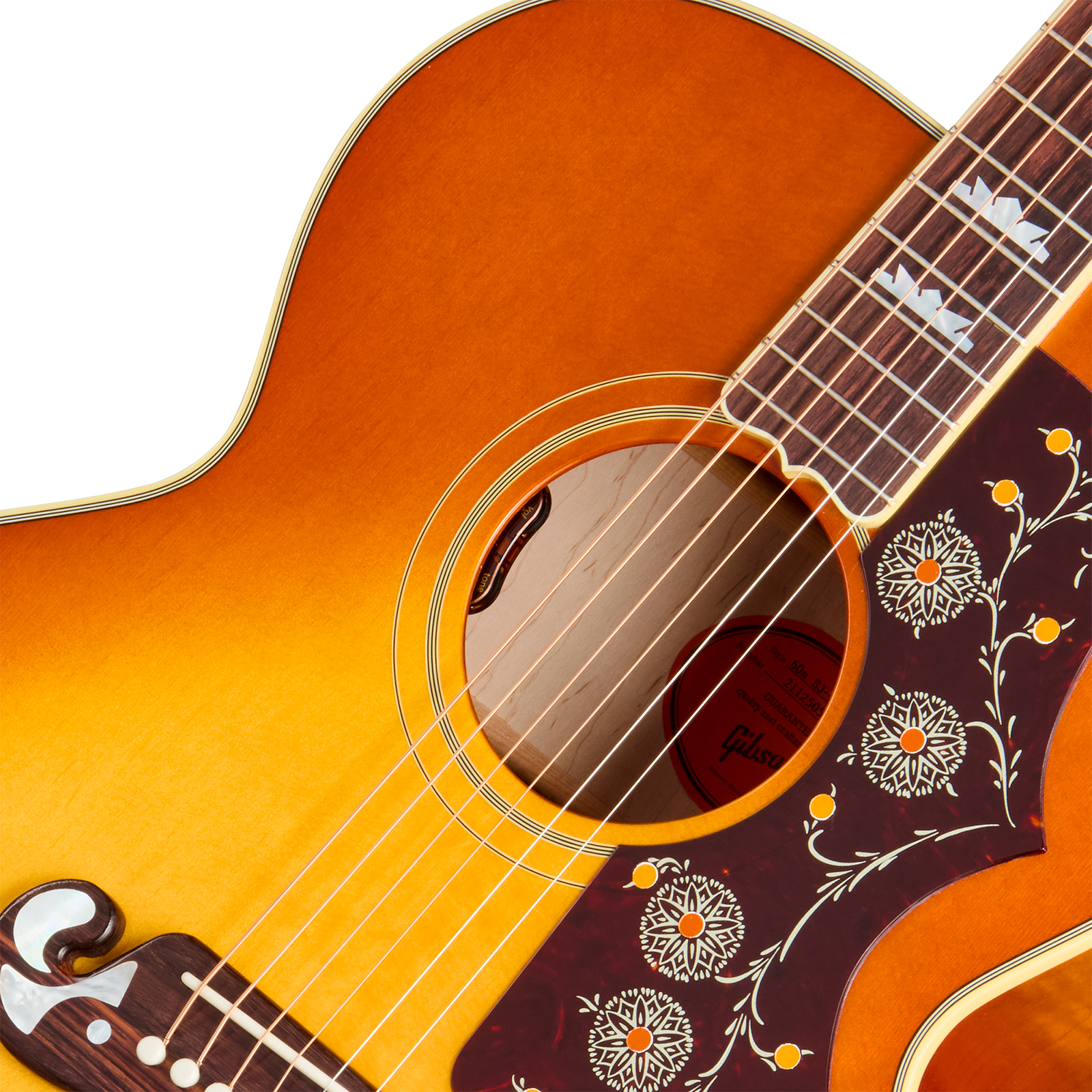 Gibson Sj200 60s Original Jumbo Epicea Erable Rw - Heritage Cherry Sunburst - Guitare Folk - Variation 2