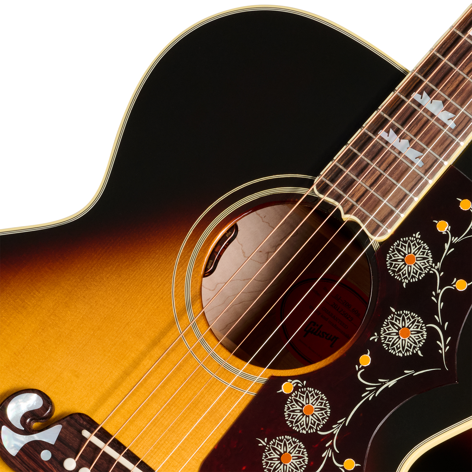 Gibson Sj200 60s Original Jumbo Epicea Erable Rw - Vintage Sunburst - Guitare Folk - Variation 2