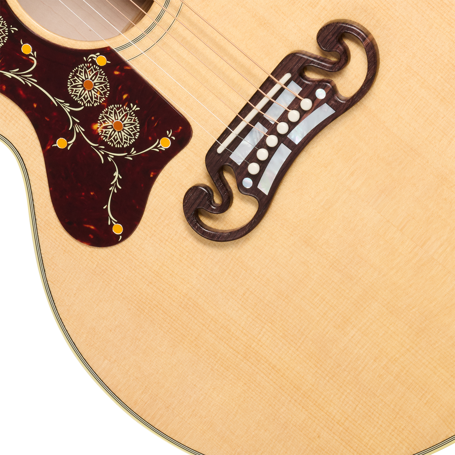 Gibson Sj200 Original Lh (baggs Hifi Dna) Jumbo Gaucher Epicea Erable Rw - Antique Natural - Guitare Folk - Variation 3