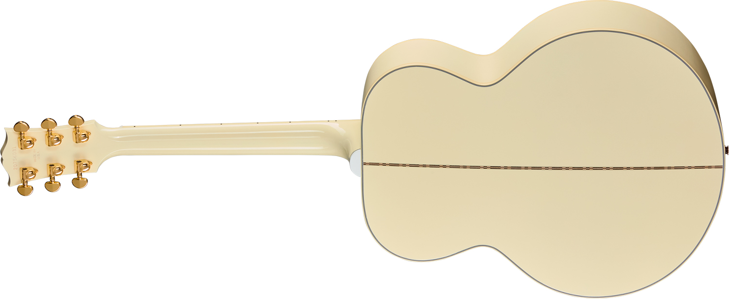Gibson Sj200 Standard (baggs Hifi Dna) Jumbo 2026 Epicea Erable Rw - Classic White - Guitare Folk - Variation 1