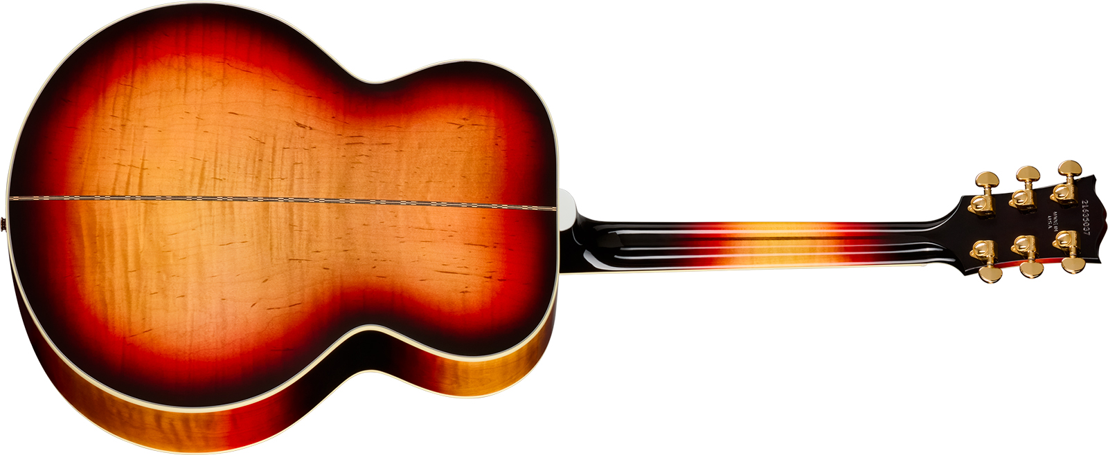 Gibson Sj200 Standard Maple Lh (baggs Hifi Dna) Jumbo Gaucher Epicea Erable Rw - Tri Burst - Guitare Folk - Variation 1