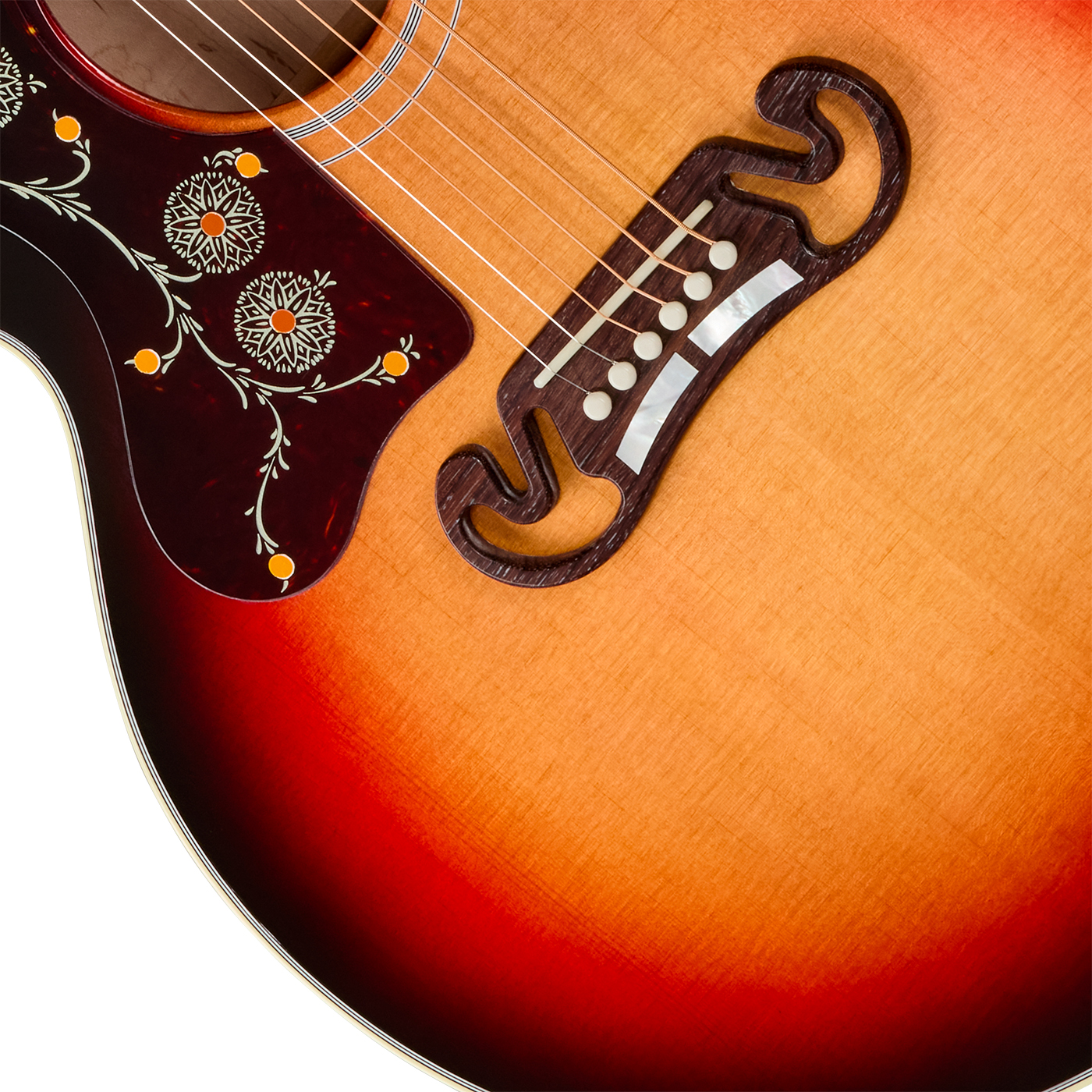 Gibson Sj200 Standard Maple Lh (baggs Hifi Dna) Jumbo Gaucher Epicea Erable Rw - Tri Burst - Guitare Folk - Variation 3