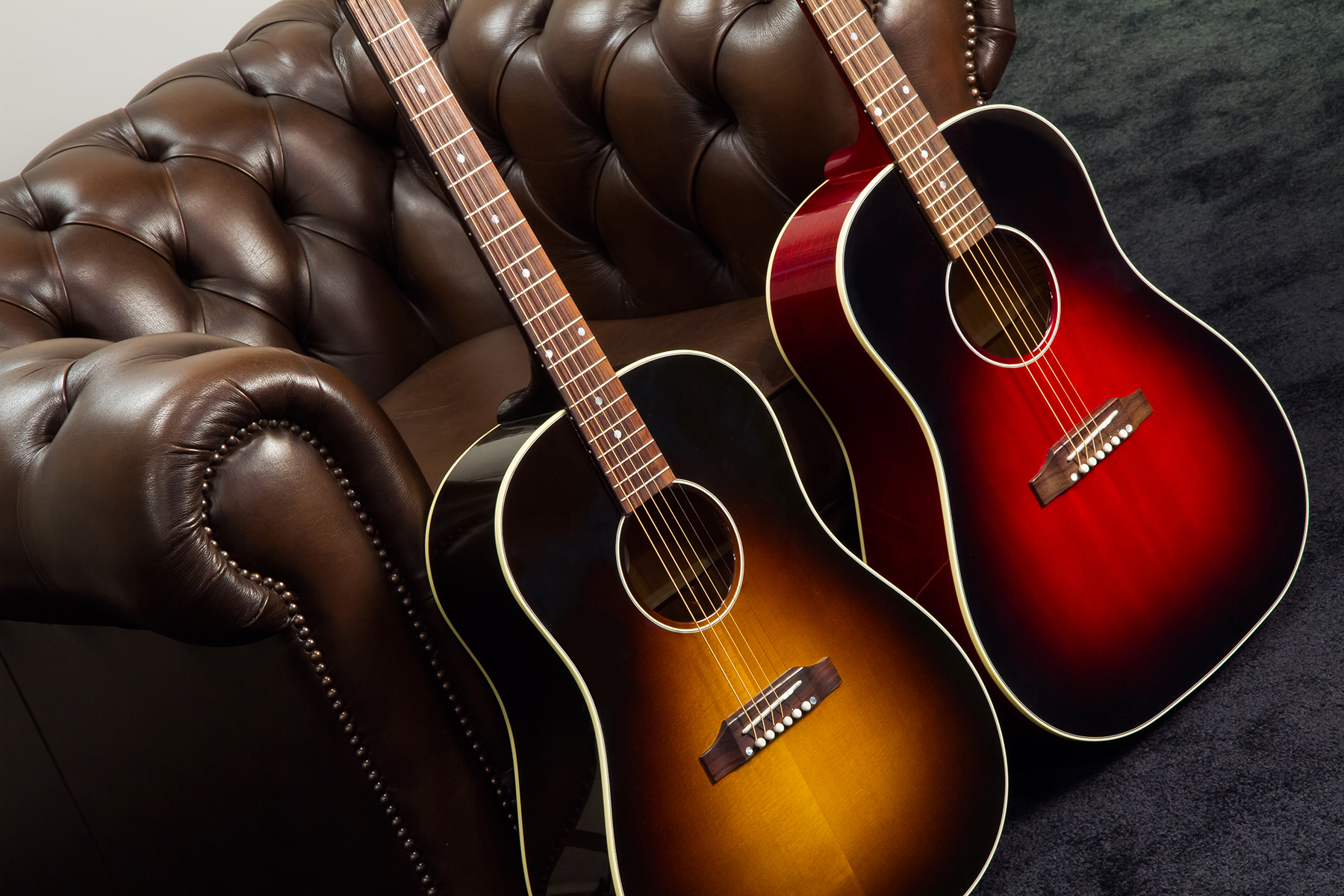 Gibson Slash J-45 2020 Signature Epicea Acajou Rw - November Burst - Guitare Electro Acoustique - Variation 6