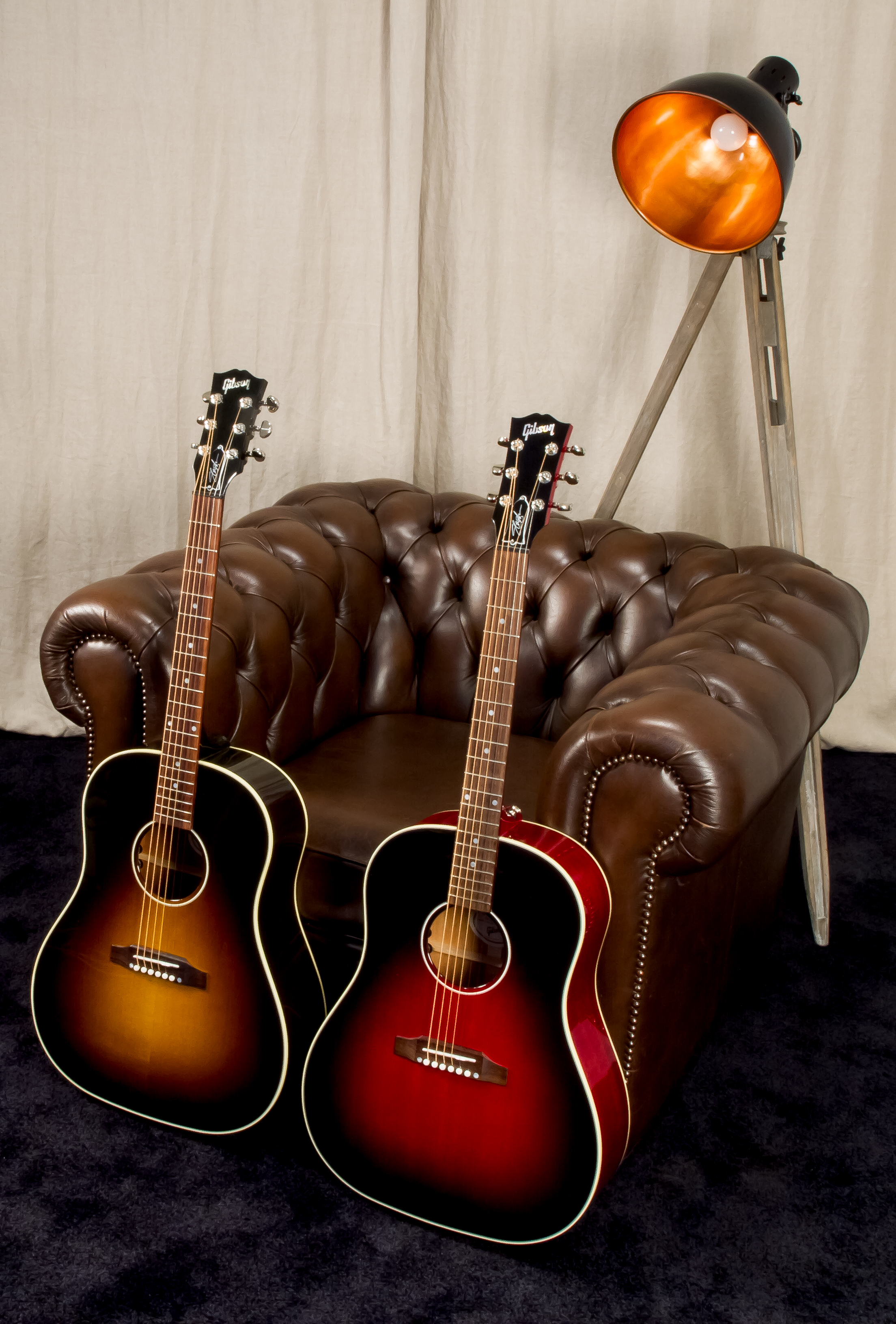 Gibson Slash J-45 2020 Signature Epicea Acajou Rw - November Burst - Guitare Electro Acoustique - Variation 3