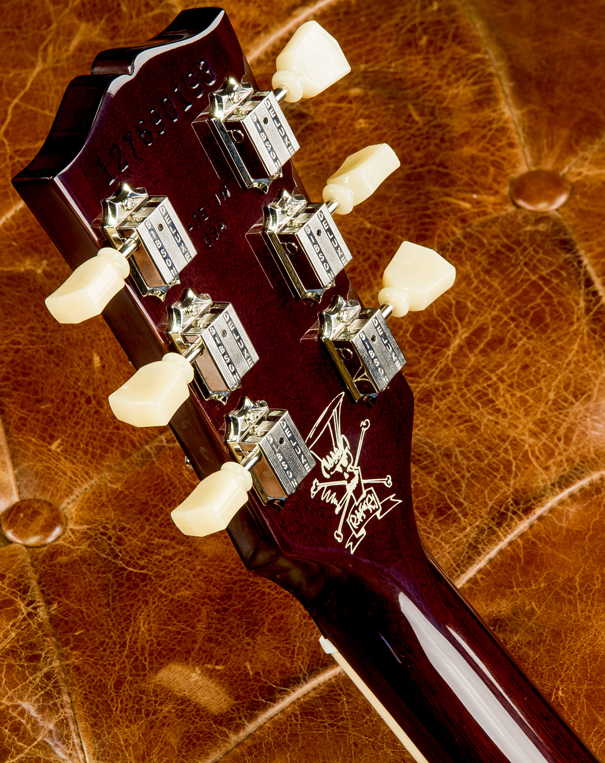 Gibson Slash Les Paul Standard 50's 2020 Original Signature Hh Ht Rw - Anaconda Burst - Guitare Électrique Single Cut - Variation 5