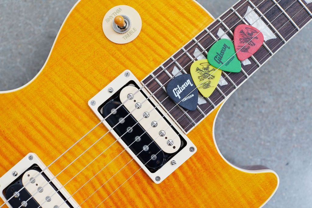 Gibson Slash Les Paul Standard 50's 2020 Original Signature 2h Ht Rw - Appetite Amber - Guitare Électrique Single Cut - Variation 12