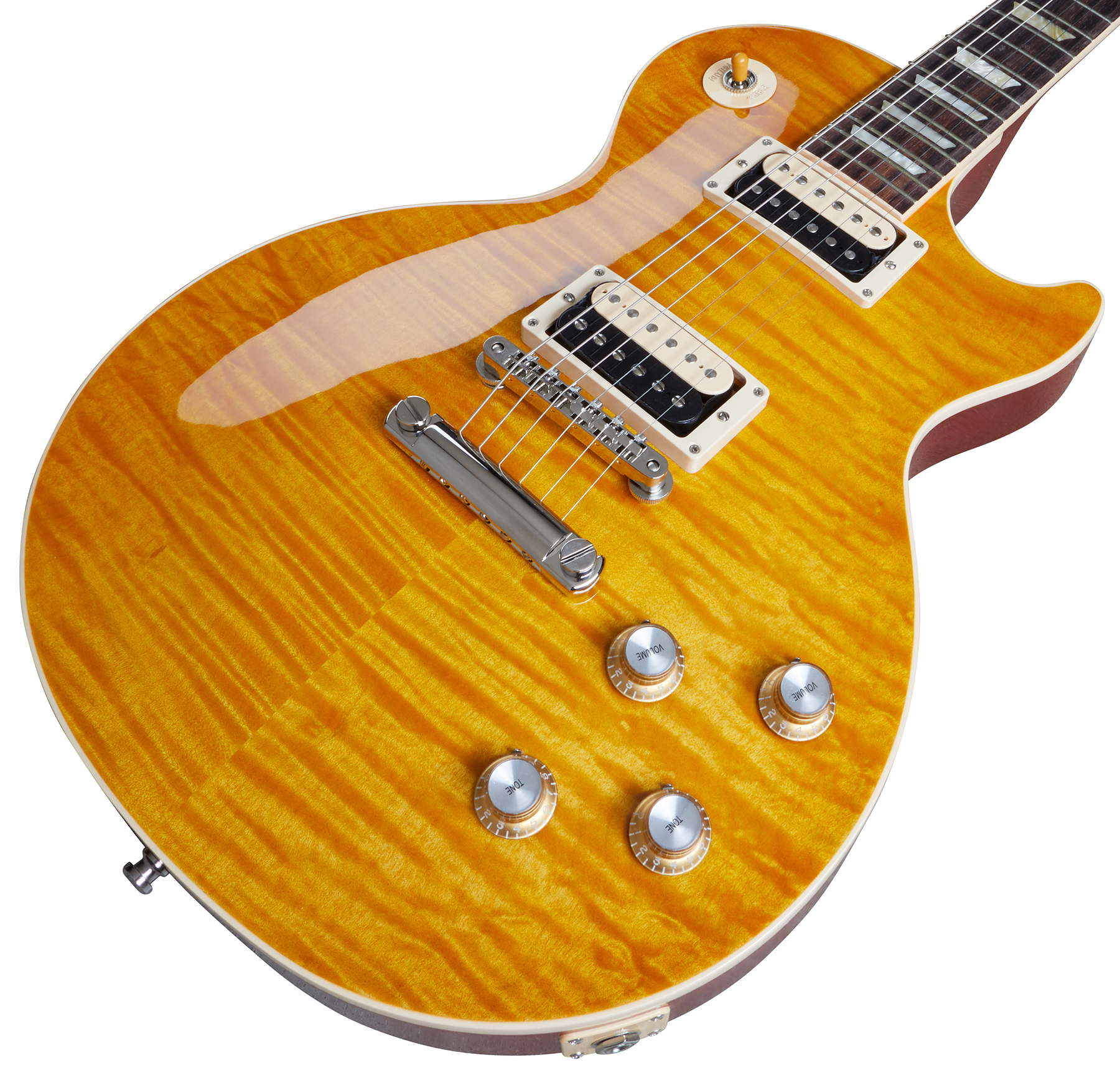 Gibson Slash Les Paul Standard 50's 2020 Original Signature 2h Ht Rw - Appetite Amber - Guitare Électrique Single Cut - Variation 3