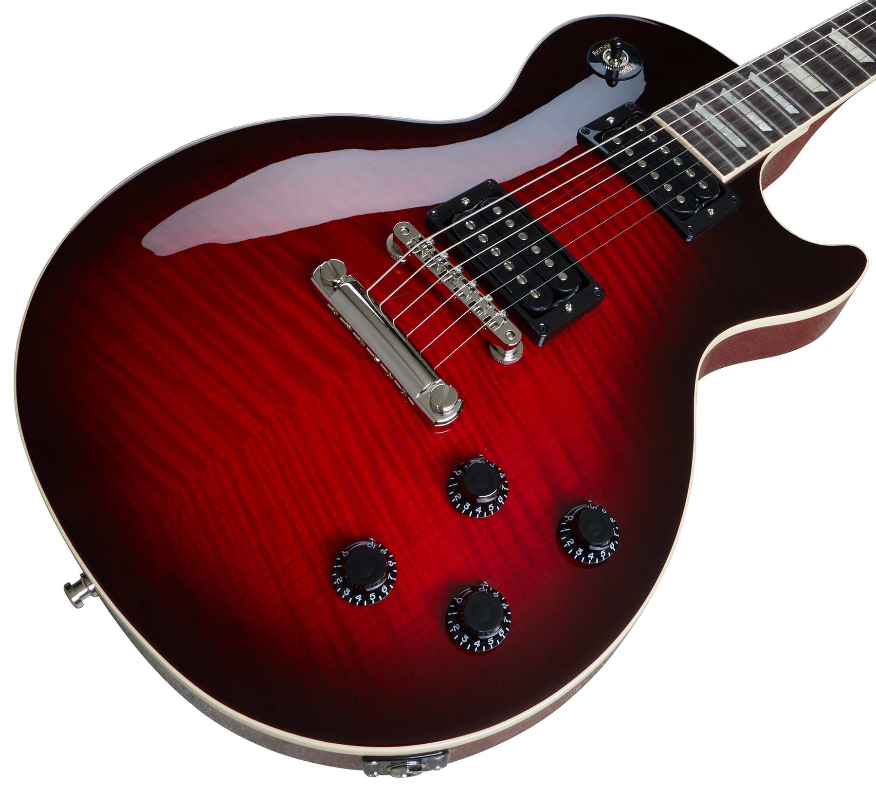 Gibson Slash Les Paul Standard 50's 2020 Original Signature 2h Ht Rw - Vermillion Burst - Guitare Électrique Single Cut - Variation 3