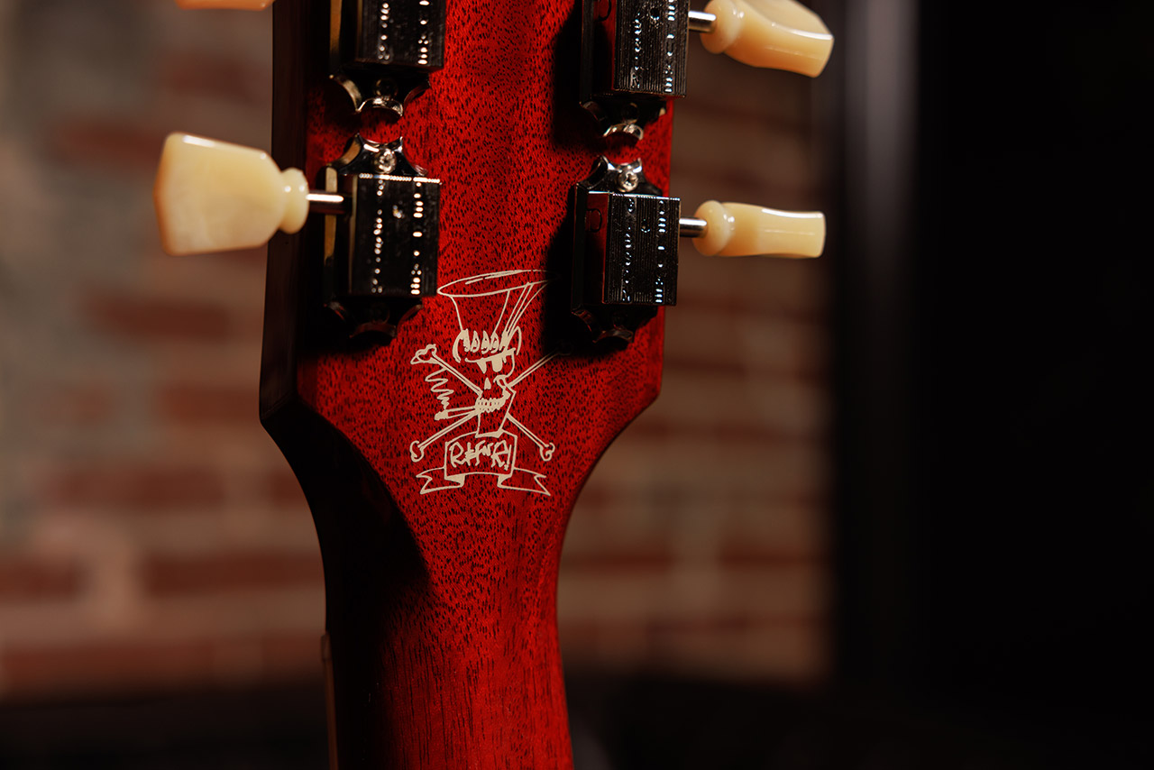 Gibson Slash Les Paul Standard Jessica Signature 2h Ht Rw - Honey Burst With Red Back - Guitare Électrique Single Cut - Variation 7