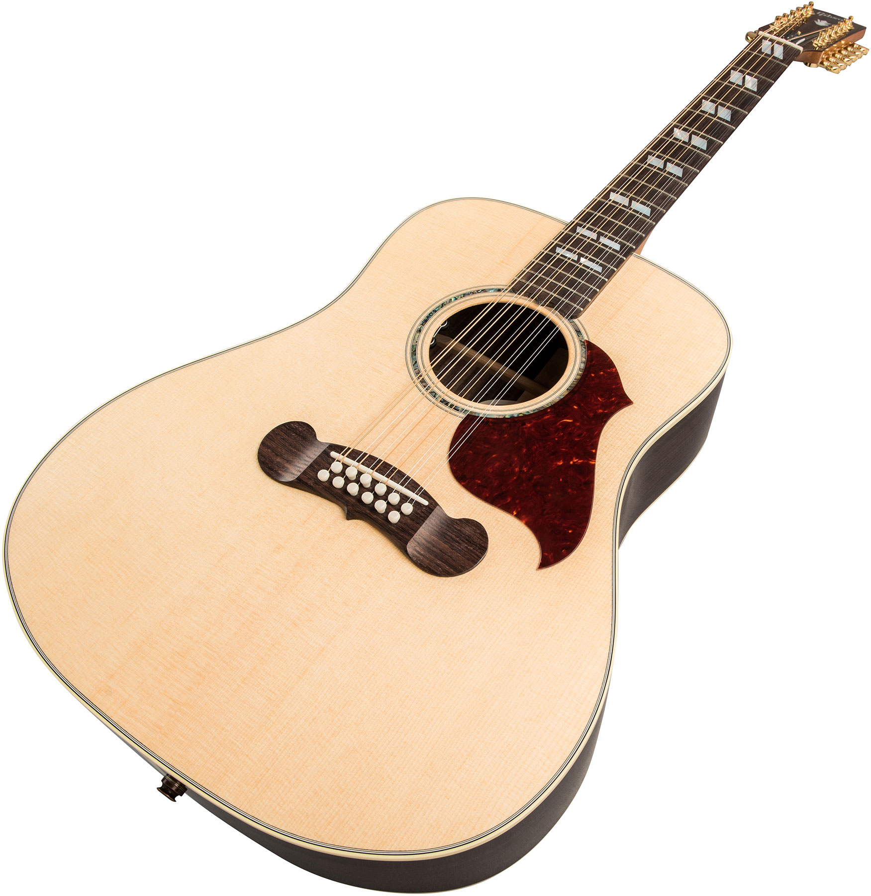 Gibson Songwriter 12-string 2019 Dreadnought 12-cordes Epicea Palissandre Rw - Antique Natural - Guitare Acoustique - Variation 1