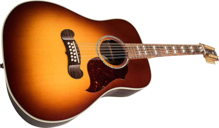 Gibson Songwriter 12-string 2019 Dreadnought 12c Epicea Palissandre Rw - Rosewood Burst - Guitare Electro Acoustique - Variation 3
