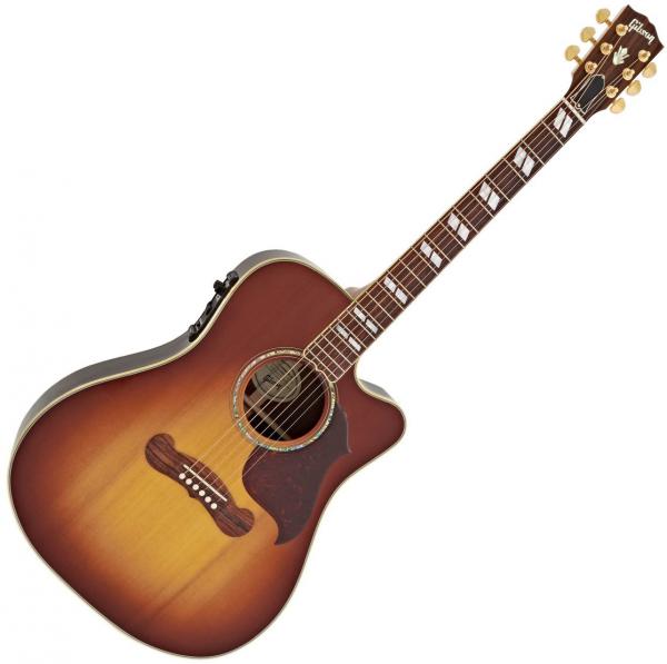 Guitare electro acoustique Gibson Songwriter Cutaway - rosewood burst