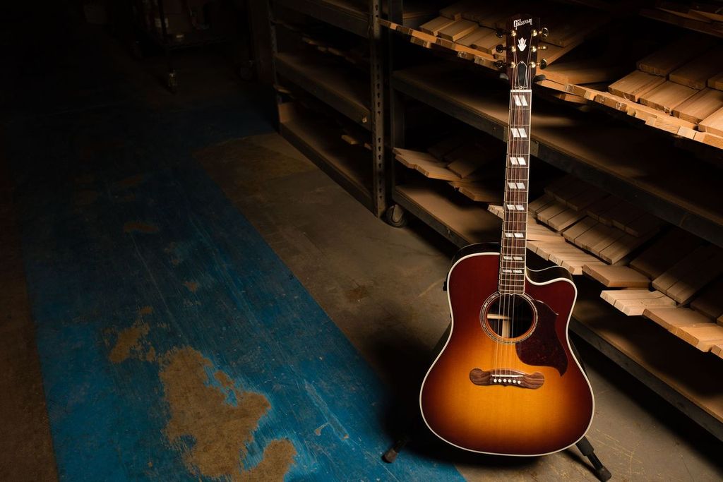 Gibson Songwriter Cutaway 2019 Dreadnought Epicea Palissandre Rw - Rosewood Burst - Guitare Folk - Variation 6