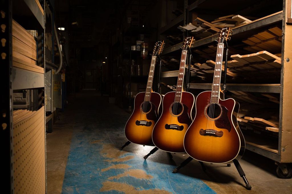 Gibson Songwriter Cutaway 2019 Dreadnought Epicea Palissandre Rw - Rosewood Burst - Guitare Folk - Variation 7