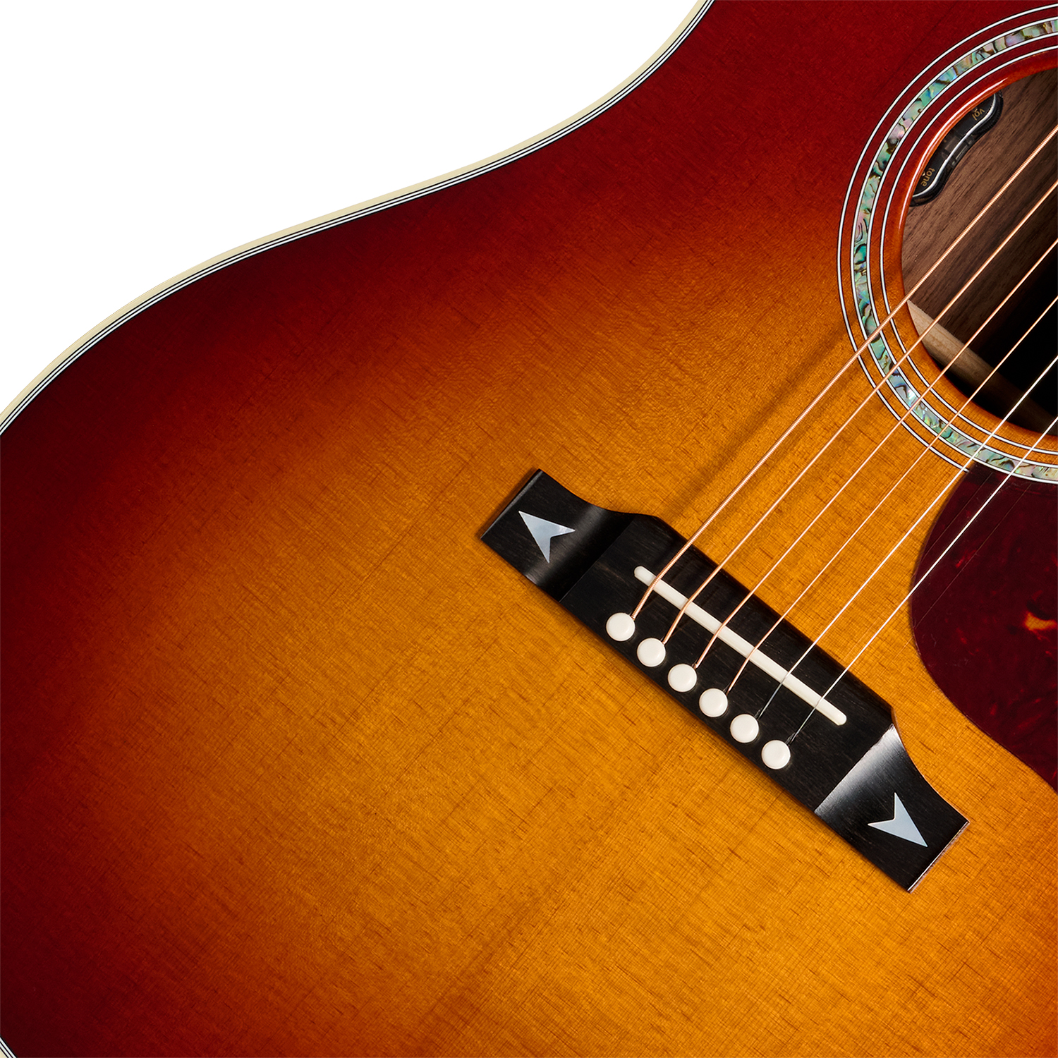 Gibson Songwriter Recording Artist (baggs Hifi Dna) Dreadnought Epicea Palissandre Eb - Rosewood Burst - Guitare Folk - Variation 3
