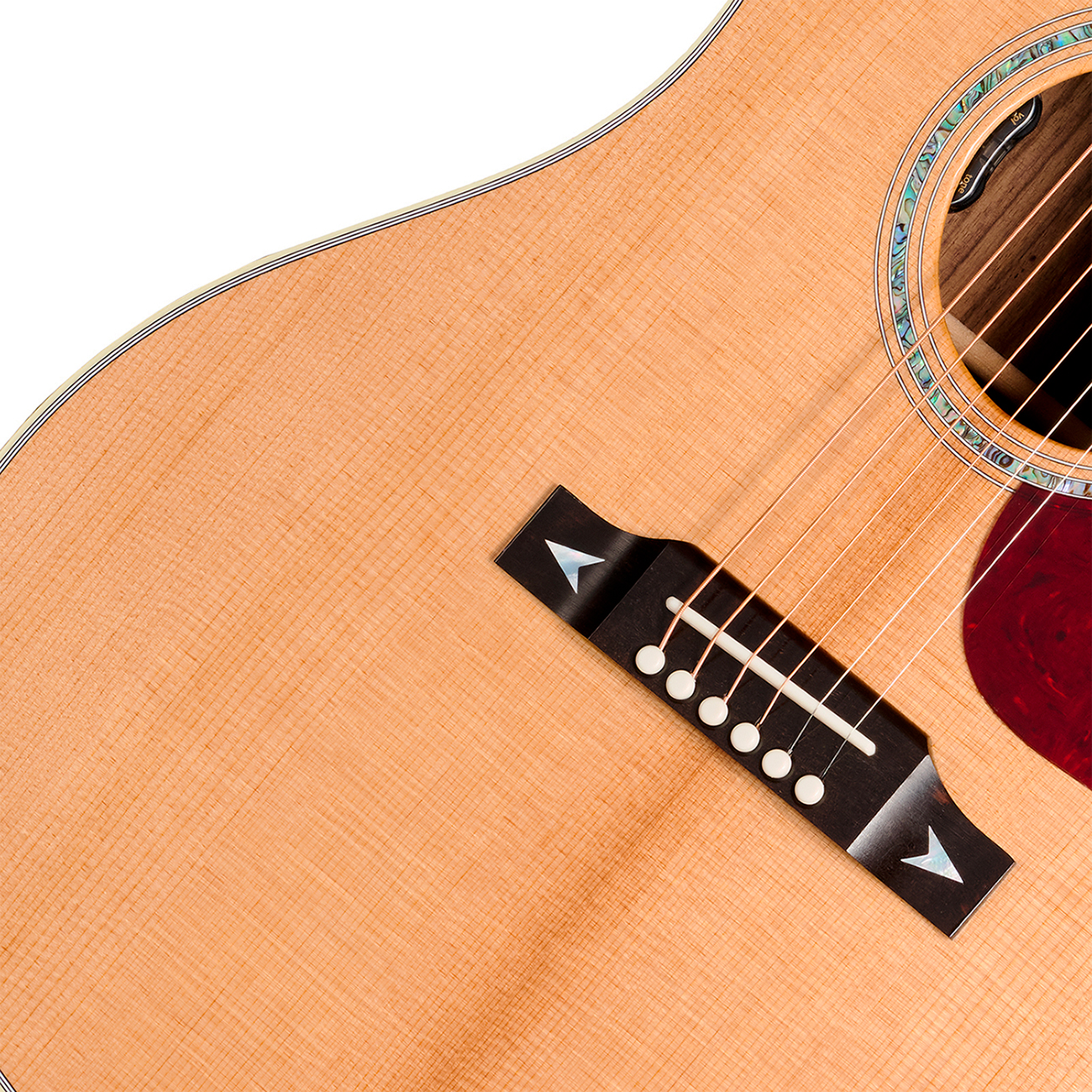 Gibson Songwriter Recording Artist Dreadnought Epicea Palissandre Rw - Antique Natural - Guitare Folk - Variation 3